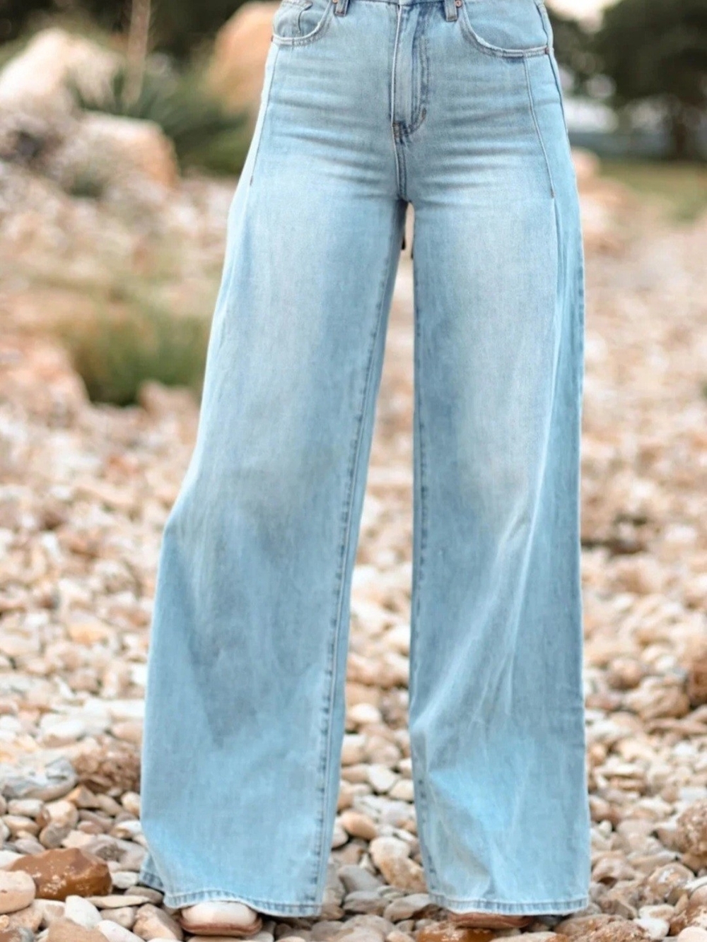 You are Mine High Rise Super Wide Leg Jeans By Insane Gene - 11/29